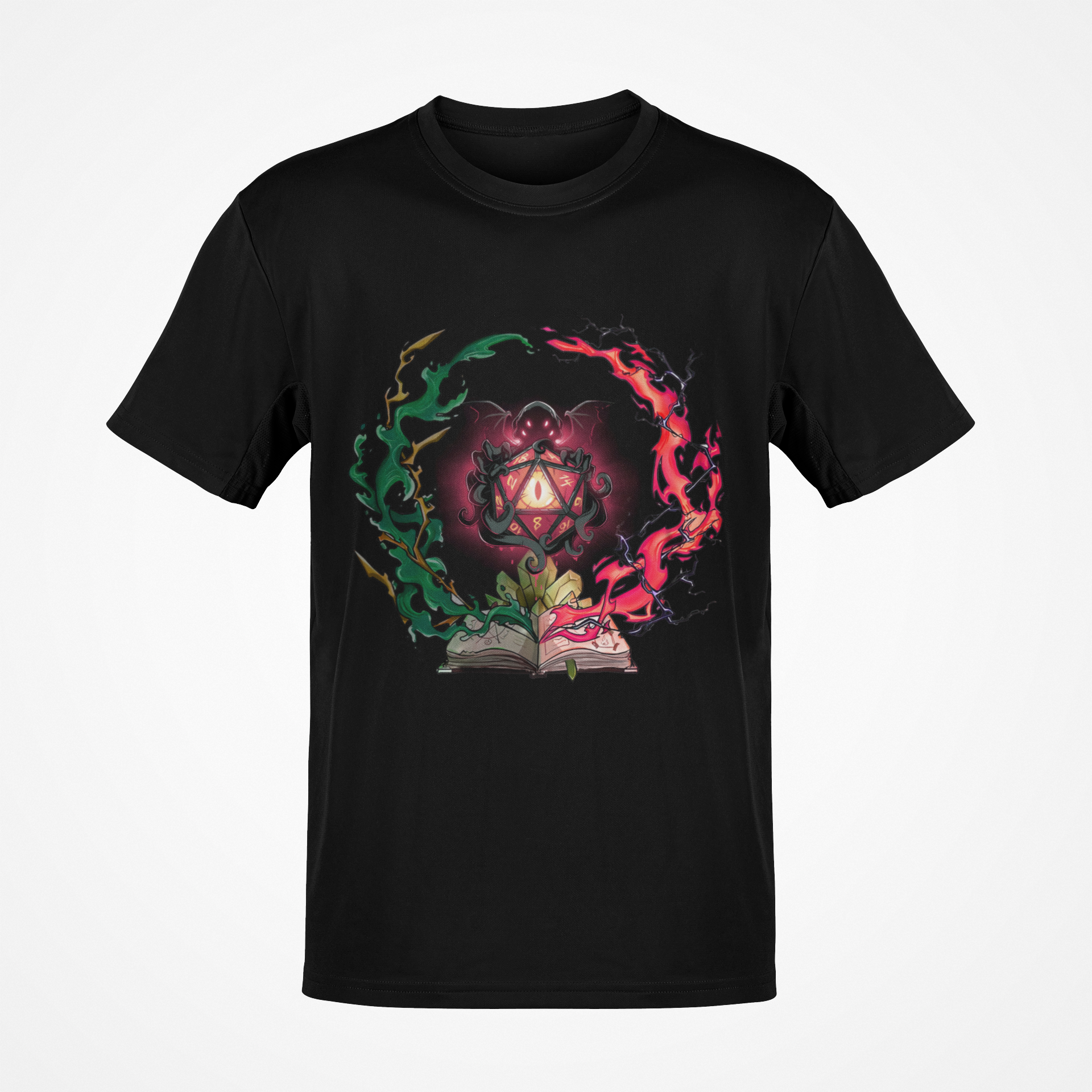 DnD Wizard Class Symbol Dragon T-shirt