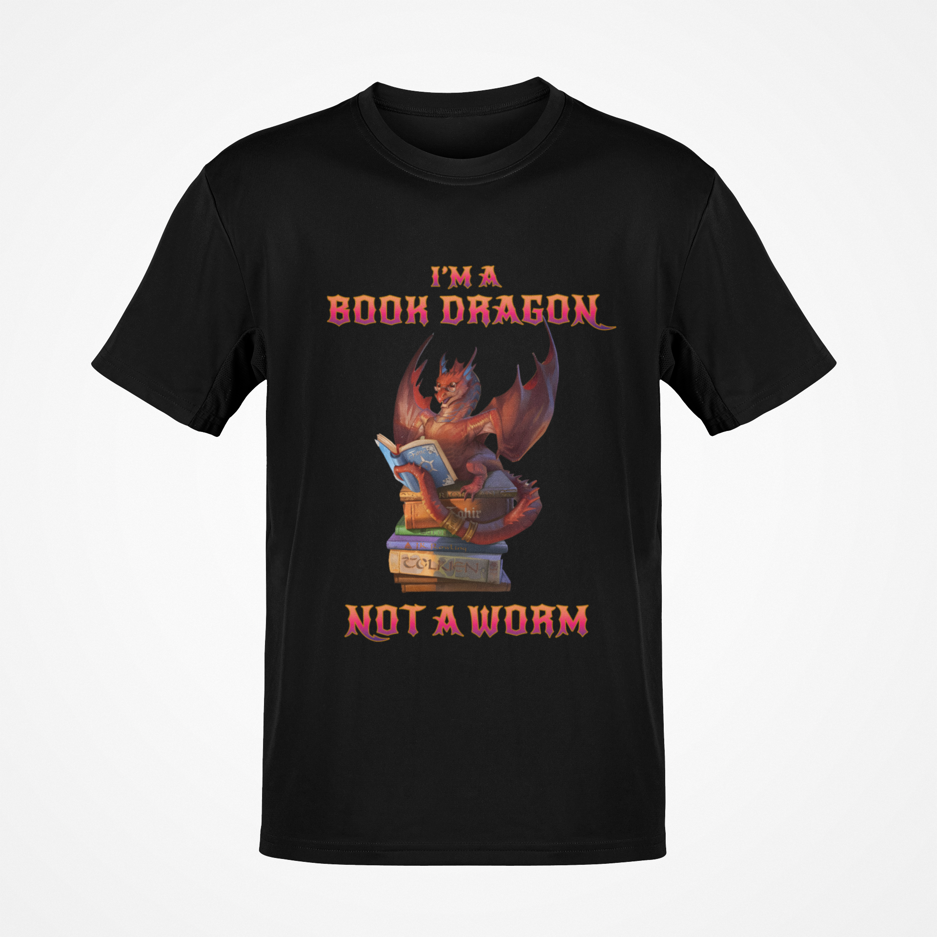 I'm A Book Dragon Not A Worm T-shirt