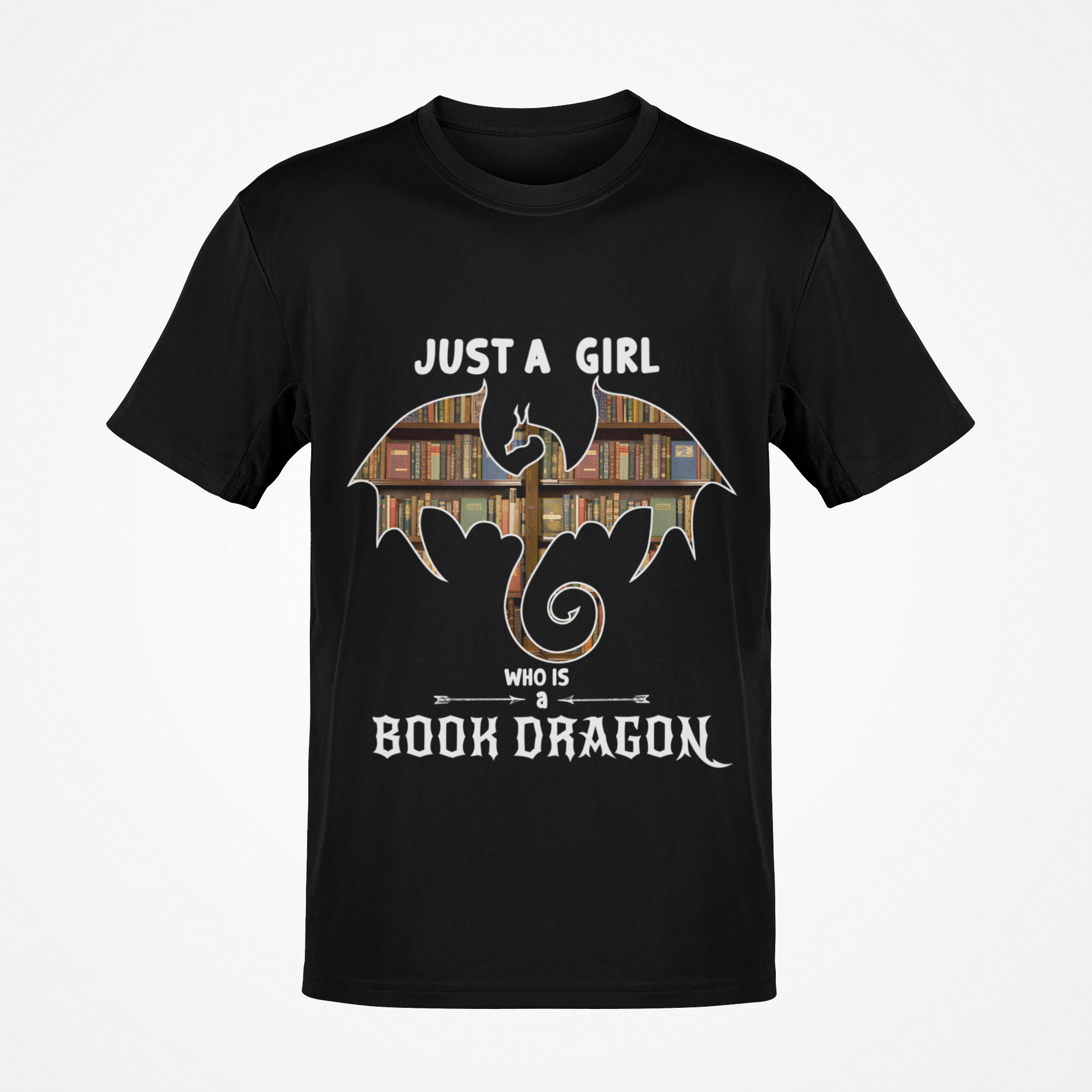 Just A Girl Who Is A Book Dragon T-shirt