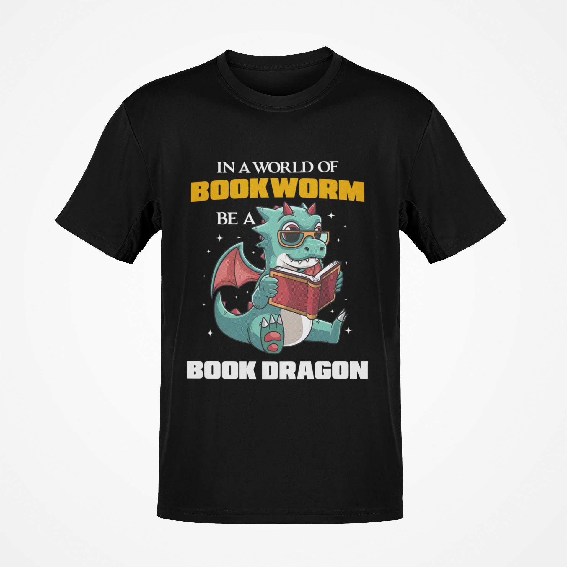 In A World of Bookworm, Be A Book Dragon T-shirt